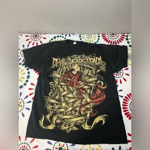 VTG Y2K The Devil Wears Prada Band Graphic T-Shirt Tultex Tag Medium